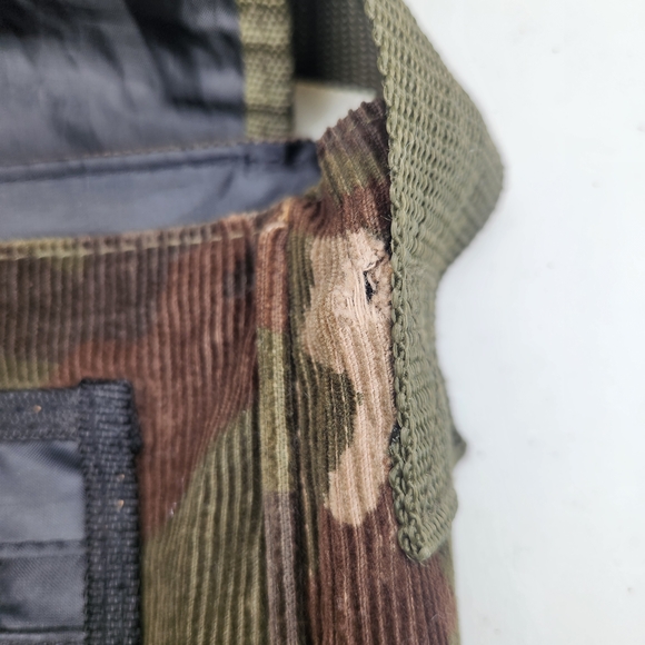 MUDD Corduroy Camouflage Messenger Bag 90s Y2k - Picture 6 of 6